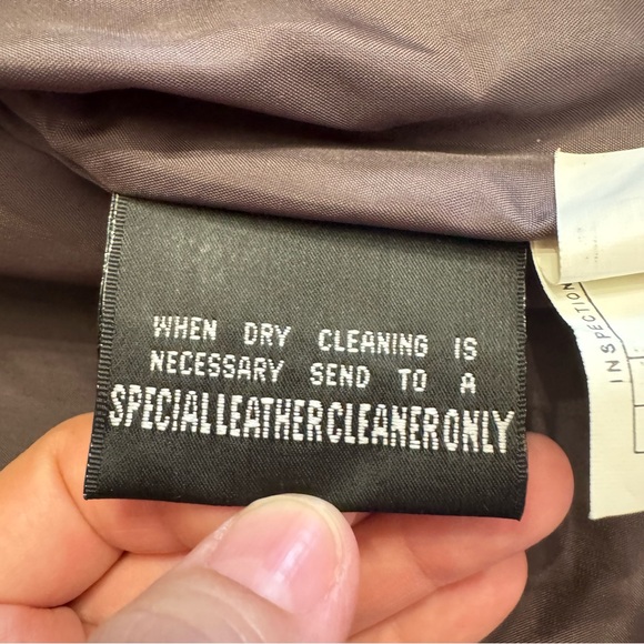 Wilsons Leather Vintage 90s Black Leather Boxy Leather Full-Zip Jacket Size L - Picture 15 of 16